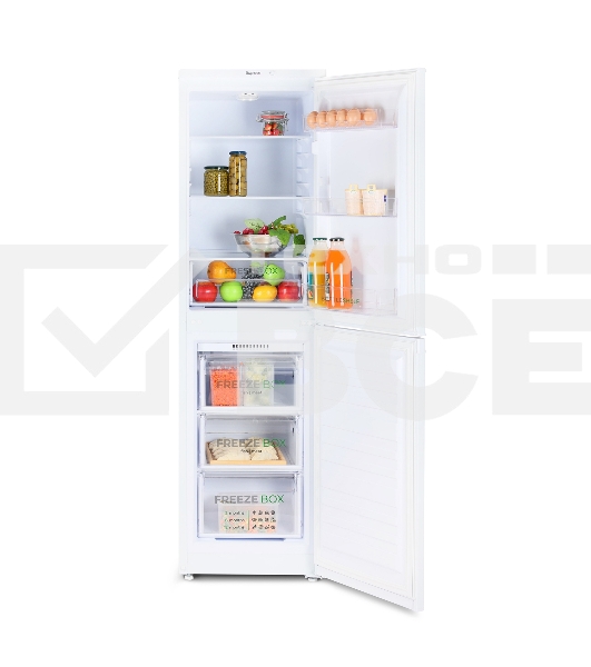 Холодильник Бирюса 420 белый двухкамерный 125/80л морозилка снизу