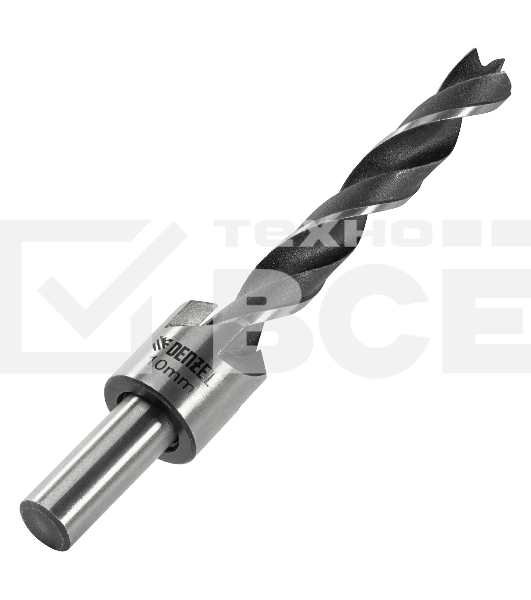 Набор сверл зенкеров Denzel по дереву, 3-10 мм, 7 шт