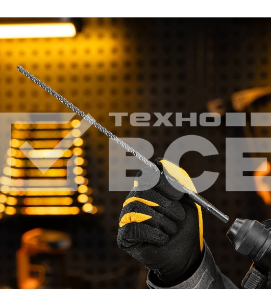 Бур по бетону Denzel цельная крестовая пластина, 6x315 мм, SDS PLUS