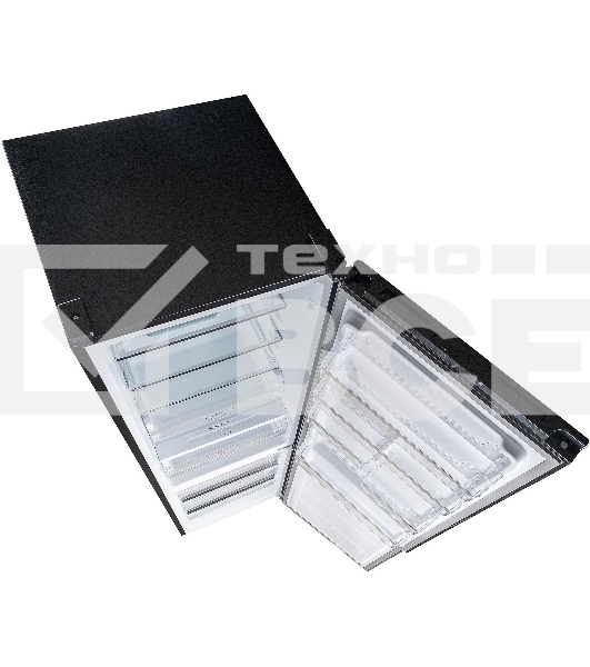 Холодильник DeLonghi DCS 19NFI NB DAMIANO черный двухкамерный 230/100л морозилка снизу, No Frost