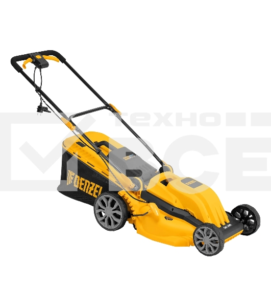 Газонокосилка электрическая Denzel GMC-2000, шир. 44см, 2000 Вт, 6 уров., травосб. 45 л