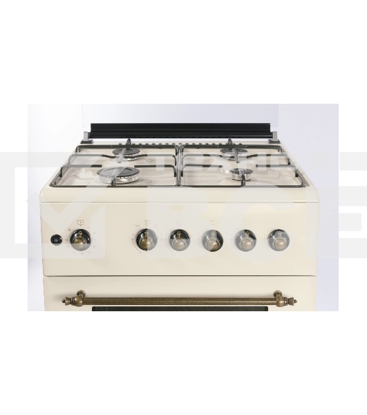 Плита газовая Nordfrost GG 6061 Y бежевый, конфорок 4 шт, духовка 63 л, 60 см x 89 см x 60 см