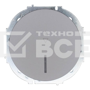 Выключатель проходной 1-кл. LEZARD СП OSEN 10А IP20 с подсветкой, механизм, серый матовый 743-7488-114