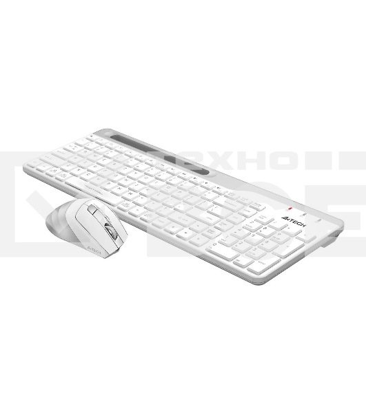 Комплект клавиатура+мышь A4Tech FStyler FB2535C беспроводной, USB + Bluetooth, 2000 DPI, белый