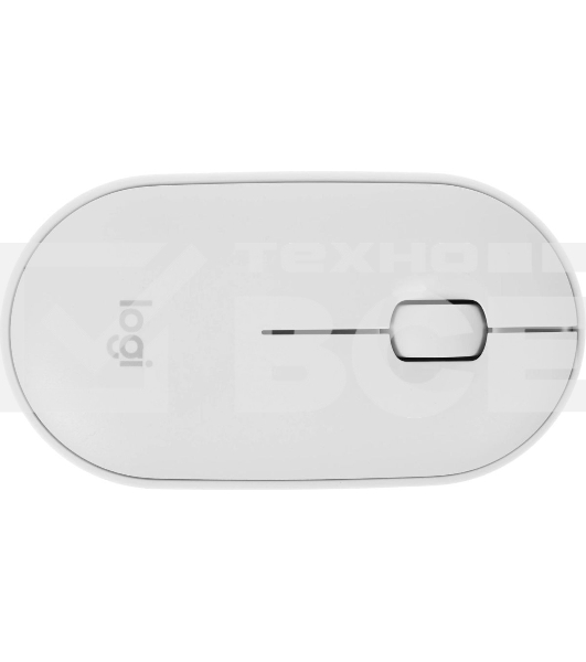 Мышь беспроводная Logitech Pebble M350 белый, 1000 dpi, радиоканал, Bluetooth, USB, кнопки - 3