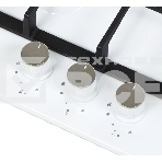 Газовая варочная панель Maunfeld EGHE.43.33CW/G, 3 конфорки, эмалированная сталь, белый, фото8