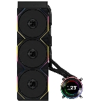 Система жидкостного охлаждения Lian-Li HydroShift II LCD-C 360TL ARGB Soc-AM5/AM4/1700/1851 черный 4-pin 33dB Al+Cu LCD Ret (G89.GHS2LCD36TB.R0), фото2