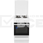 Плита электрическая Hansa FCEW54120 белый, конфорок 4 шт, духовка 62 л, 50 см x 85 см x 60 см, фото 1