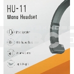 Гарнитура проводная с микрофоном A4Tech HU-11 черный 2м накладные USB оголовье, фото4