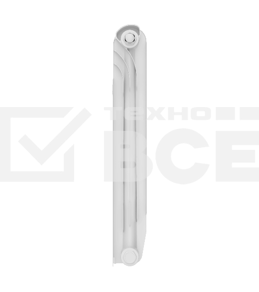 Радиатор биметаллический секционный 500/80/4 боковое подключение