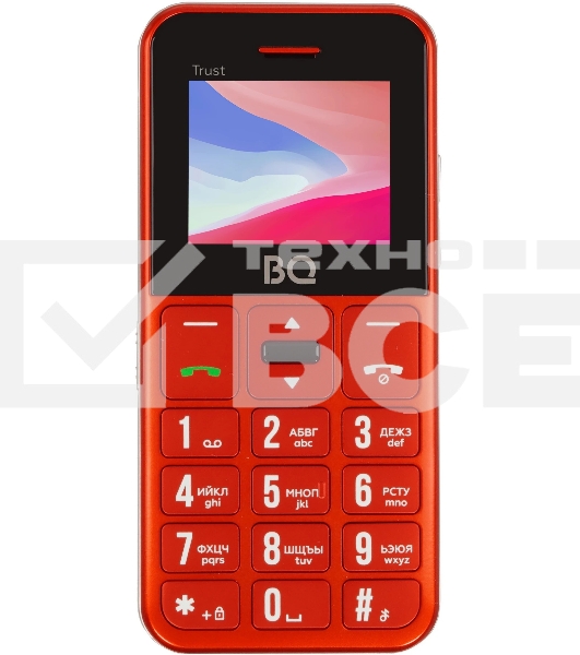 Мобильный телефон BQ 1866 Trust красный