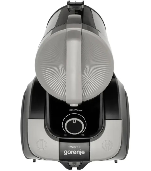 Пылесос Gorenje VC2001TABKG черный, 220/2200 Вт, уборка сухая, пылесборник контейнер 3,3 л