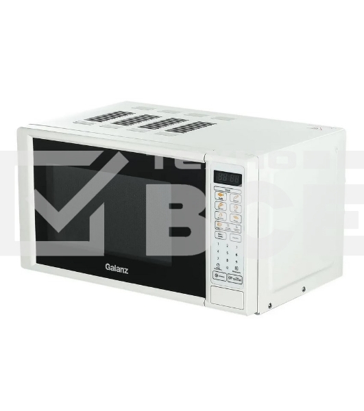 Микроволновая печь Galanz MOG-2011DW белый, 20 л, 700 Вт, переключатели - сенсорные кнопки