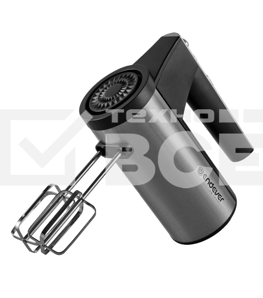 Миксер ручной Endever Sigma-06, черный/стальной, мощность 500 Вт, 2 насадки, 5 скоростей, 12 шт/уп.
