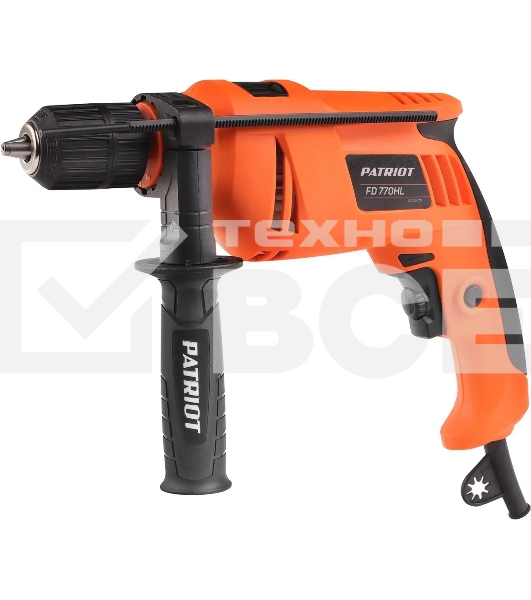 Дрель ударная Patriot FD 770HL 770Вт патрон:быстрозажимной реверс (120301771)