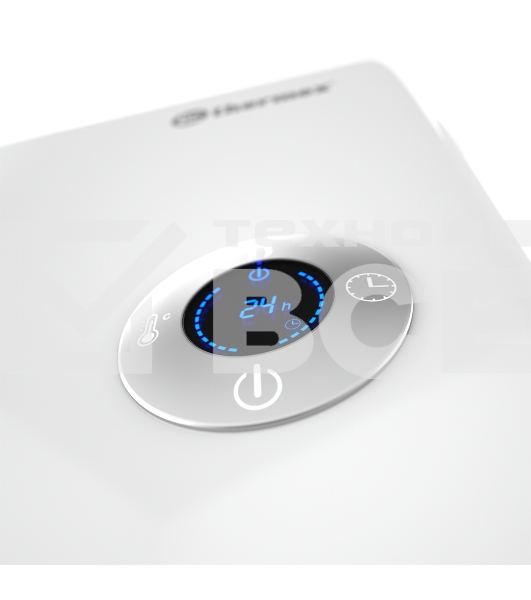 Конвектор Thermex Frame 1000E белый, 1000 Вт, 15 м2, термостат, дисплей, WiFi