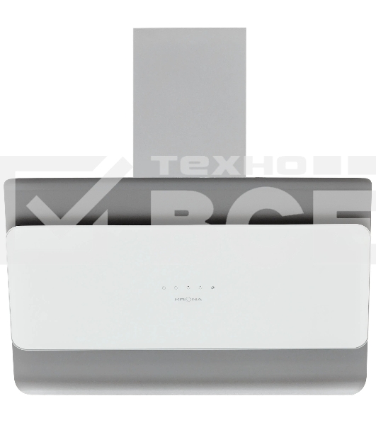 Вытяжка наклонная Krona Uran 600 DN White 4S белый, 60 см, 950 куб. м/ч, 68 дБ