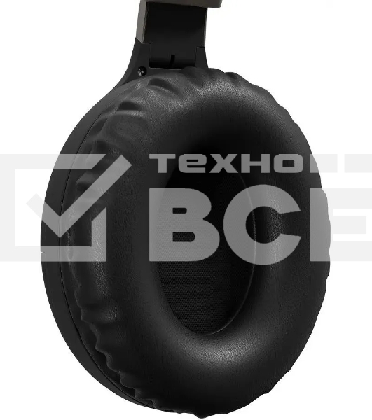 Гарнитура накладные Digma BT-16 черный беспроводные bluetooth оголовье