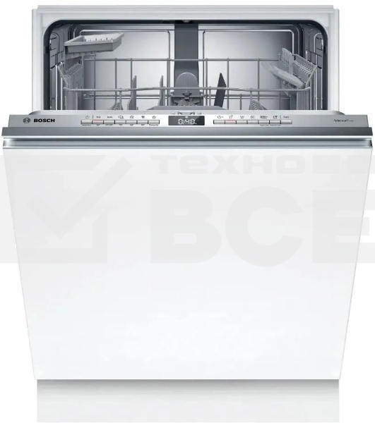 Встраиваемая посудомоечная машина Bosch SMV4HAX19E, серебристый, 59.8 см, 13 компл., 42 дБ, класс A+++