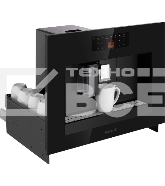 Кофемашина Weissgauff WCMI-576, Touch Cappuccino, 1400Вт, черный