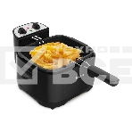 Фритюрница Blackton Bt DF1112 Black. Потребляемая мощность 2000 Вт/Мах. объем 3л/Параметры электропитания 220-240 В,50Гц/Класс защиты от поражения электрическим током Класс I/Регулировка температуры/Компактный размер/Быстрый нагрев до 90 градусов