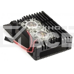 Корпус Qumo Aluminum case with double Transparent fans, Raspberry Pi 4, black(RS012), фото 1