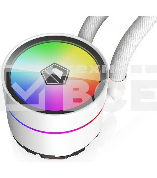 Система водяного охлаждения ID-Cooling Zoomflow 360 XT V2 ARGB белый 120мм алюминий+медь 1800rpm 35.2dB 4-pin 350W