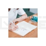 Блокнот Deli 22283LT-BLUE 210х143мм, искусственная кожа, 96л, голубой, фото2