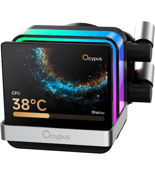 Система охлаждения Ocypus Sigma L24 PRO BK IPS Display/черный/290W/All Intel/AMD AM*/Screws