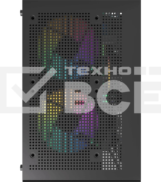 Компьютерный корпус AeroCool/Formula Crystal Z1CM черный без БП mATX 5x120мм 1xUSB3.0 audio bott PSU