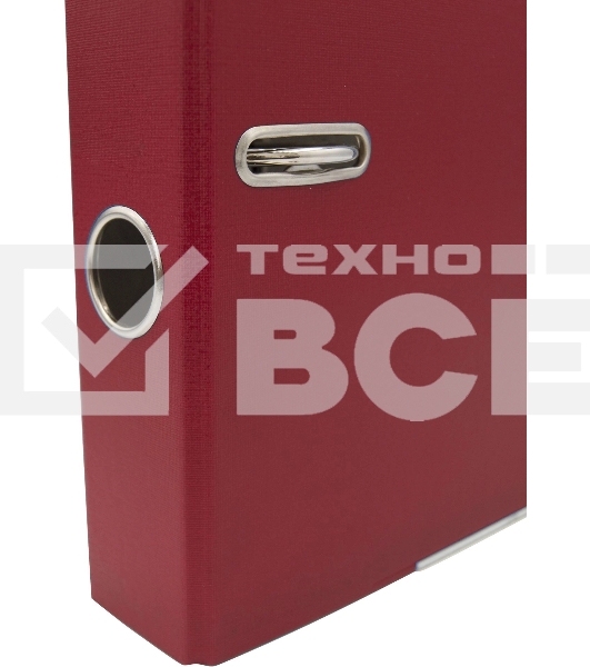 Папка-регистратор Silwerhof 2013373 A4 50мм, ПВХ/бумага красный, металлическая окантовка, сборная (упаковка: 2шт)