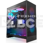 Система жидкостного охлаждения для ПК/Water Cooling System NZXT Kraken Elite 280 RGb (250W, 280мм, LED temp., Black/Fans: 2x140мм, 98.61CFM, 34.5dBA, 2000RPM/Pump height 65мм, 2800RPM, Rad thickness 27мм/S: 1851, 1700, 1200, 115X, AM5, AM4), фото2