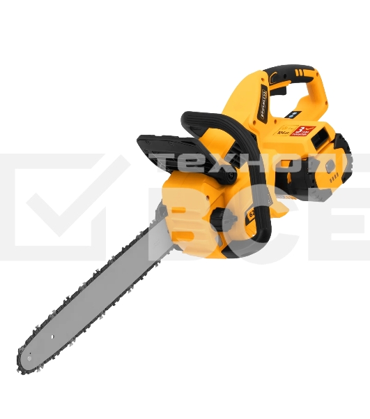 Пила цепная аккумуляторная бесщет. Denzel RCS 400-62, 400 мм, Li-ion, 62В