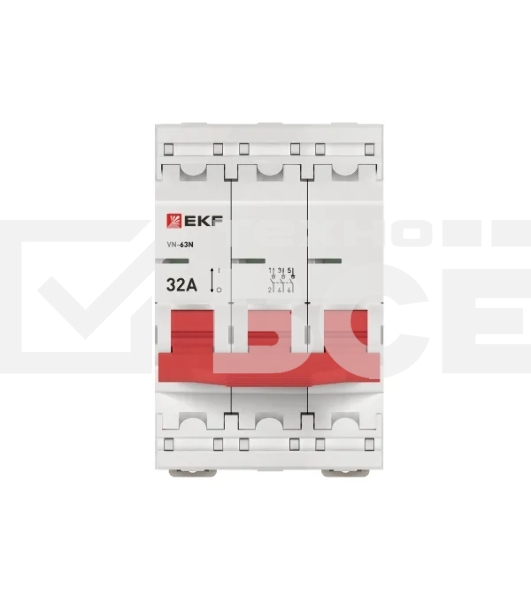 Выключатель нагрузки 3п 32А ВН-63N PROxima EKF S63332