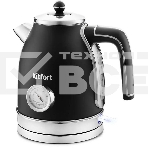 Чайник электрический Kitfort КТ-6102-1 черный с серебром, фото 1