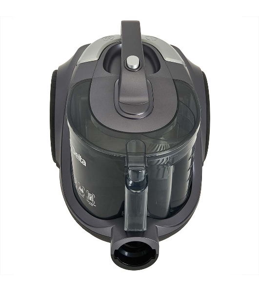 Пылесос Delta DL-0853 серый/фиолетовый, 400/2400 Вт, уборка сухая, пылесборник контейнер 4 л