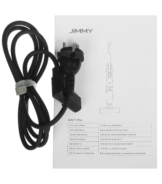Пылесос вертикальный моющий Jimmy HW11 Pro черный/серебристый, питание от аккумулятора, 100 Вт, уборка влажная/сухая, пылесборник 0.3 л