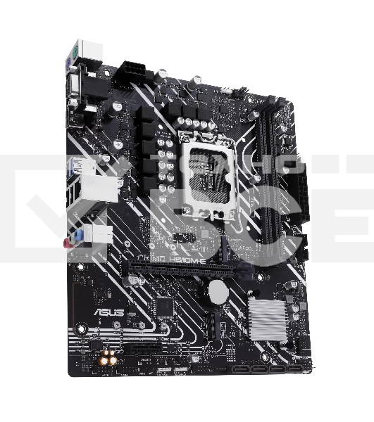 Материнская плата ASUS PRIME H610M-E-CSM, LGA 1700, Intel H610, 2xDDR5, 4xSATA, 2xM.2 PCIe 3.0 (x2, x4), 1xPCIe 4.0 x16, 1xPCIe x1, 1xHDMI, 1xDP, 1xVGA, 2xUSB-A 2.0, 2xUSB-A 3.2 Gen 1, 1x 1Gb LAN, 3x3.5 мм, 7.1, mATX