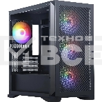 Компьютерный корпус Accord AM08 черный без БП ATX 2xUSB3.0 1xUSB3.1 audio bott PSU, фото6