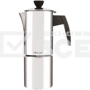 Кофеварка гейзерная Rondell Loft Professional RDS-1512 (ST) стальной, 0.3 л.