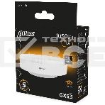 Лампа светодиодная Gauss 108008111 11Вт цок.:GX53 таблетка 220B св.свеч.бел.теп. (упак.:10шт), фото9