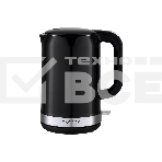 Чайник электрический Energy E-218 1.7л, двойной корпус, черный, фото4