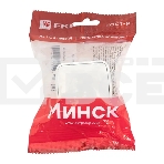 Выключатель EKF Basic Минск EGV10-021-10 1-клавишный ОП 10А белый, фото2