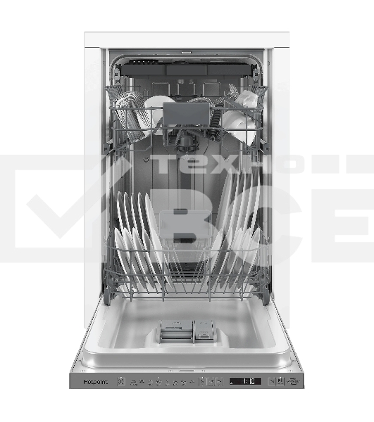 Встраиваемая посудомоечная машина Hotpoint HIS 2D87 D 2100Вт узкая инвертер