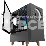 Корпус WIZMAX EM1 Woofer, mATX, mITX черный, Mini-Tower, без БП, TG, 1x160mm + 1x120mm LED, 1xUSB-A 3.0 + 2xUSB-A 2.0, фото3