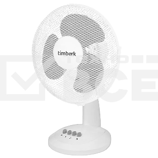 Вентилятор настольный Timberk T-DF1201 38Вт скоростей:3 белый