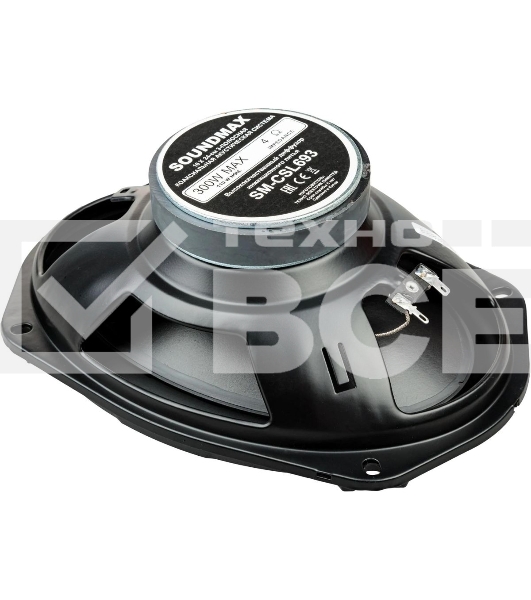 Колонки автомобильные Soundmax SM-CSL693 4Ом 15x23см (6x9дюйм) (ком.:2кол.) коаксиальные трехполосные