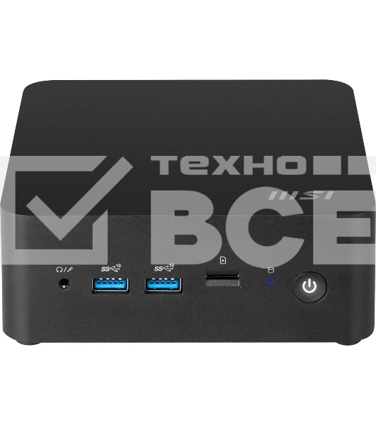 Мини ПК MSI Cubi NUC 1M-095RU Core 7 150U (1.8) 16Gb SSD 512Gb Graphics CR Win 11Pro 2xGbitEth WiFi BT 120W черный (9S6-B0B111-420)