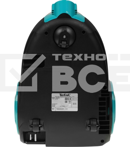 Пылесос Tefal TW2922EA бирюзовый/черный, 750/2100Вт, уборка сухая, пылесборник контейнер 1.5л