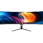 Монитор 49' Dahua DHI-LM49-EW410CA VA 5120x1440, 120 Гц, 1 мс, 32:9, 400 кд/м², HDMI 2.1, DP 1.4, 3.5 Jack, USB Hub (2x USB-A), динамики (2x3 Вт), HDR10, изогнутый экран (1800R), черный, фото 1